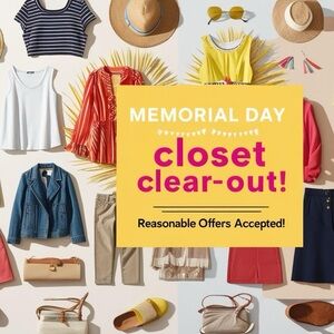 Memorial Day closet clear out (placeholder)